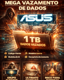 ASUS sofre ataque e tem 1 TB de dados confidenciais vazados