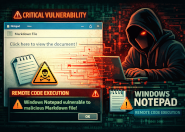 Vulnerabilidade crítica no Notepad do Windows