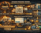 Phishing de nova geração compromete executivos e burla MFA