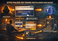 Ataques com falso Microsoft Teams
