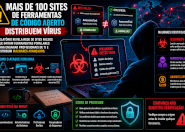 Sites falsos de ferramentas open source distribuem malware