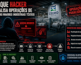 Ataque hacker para indústria têxtil
