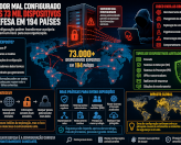 Servidores mal configurados expõem mais de 73 mil dispositivos de segurança