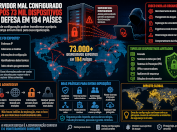 Servidores mal configurados expõem mais de 73 mil dispositivos de segurança