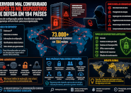 Servidores mal configurados expõem mais de 73 mil dispositivos de segurança