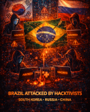 Ataques ao Brasil por hacktivistas internacionais