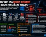 Ransomware burla proteções do Windows com drivers