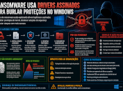 Ransomware burla proteções do Windows com drivers