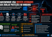 Ransomware burla proteções do Windows com drivers