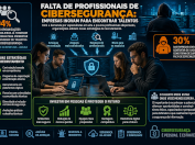 A escassez de profissionais em cibersegurança
