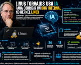 Linus Torvalds usa IA para solucionar bug