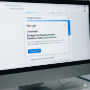 Google recomenda troca de senhas após vazamento na Salesforce
