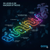 Análise estratégica dos 35 níveis de ataques hackers