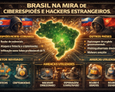 Brasil no radar global de ataques cibernéticos e espionagem