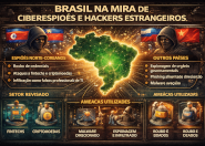 Brasil no radar global de ataques cibernéticos e espionagem