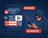 Malware Albiriox, controle total de dispositivo