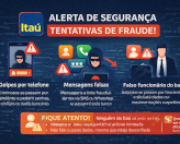 Itaú emite alerta de segurança