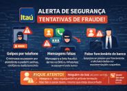 Itaú emite alerta de segurança