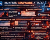 Criminosos usam LinkedIn para entregar malware corporativo