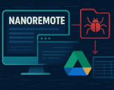 Malware Nanoremote usa Google Drive para roubar dados